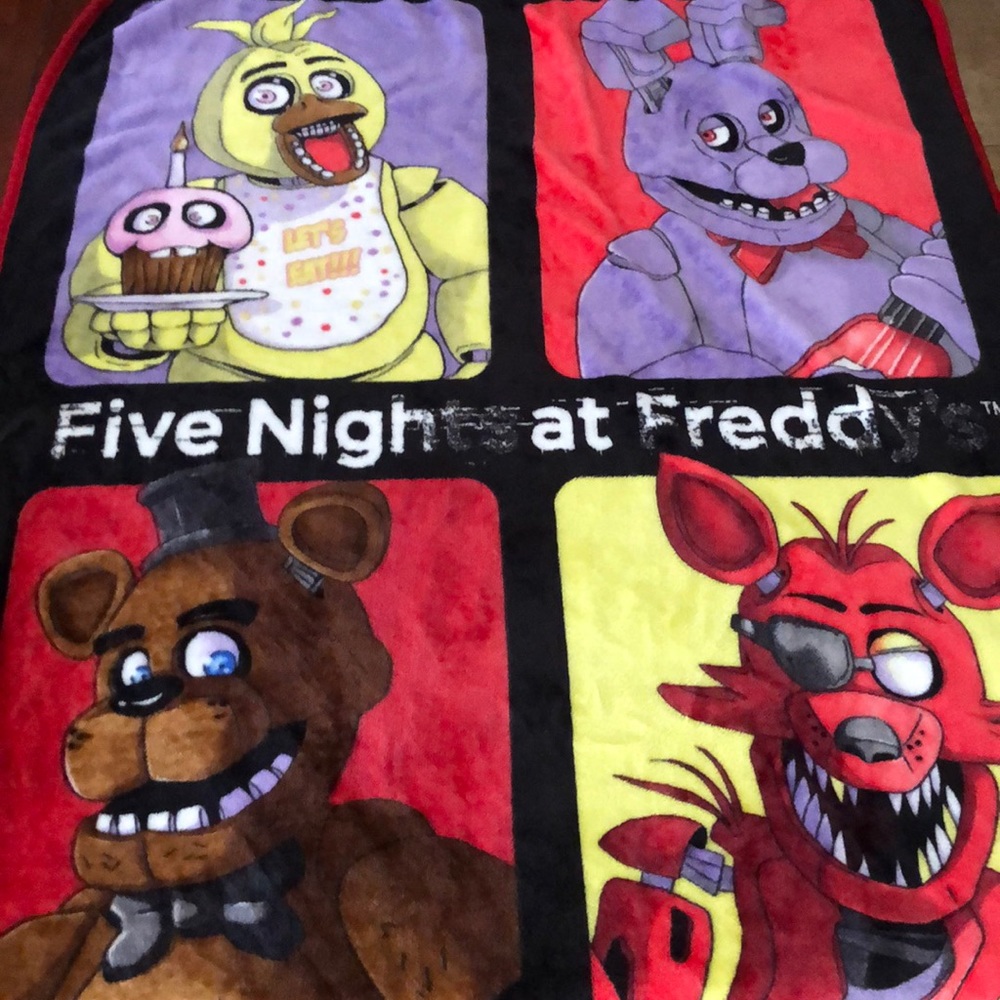 FNAF throw blanket